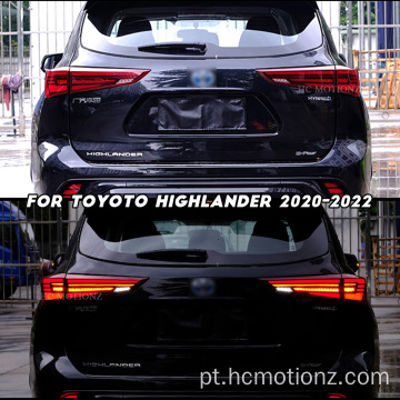 HCMOTIONZ 2014-2019 Lâmpada traseira Toyota Highlander